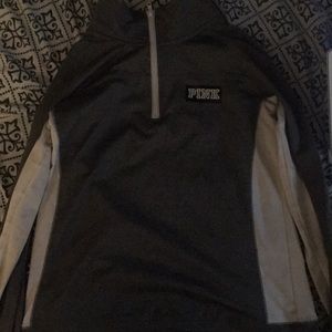 Victoria Secret pink half zipper up long sleeve